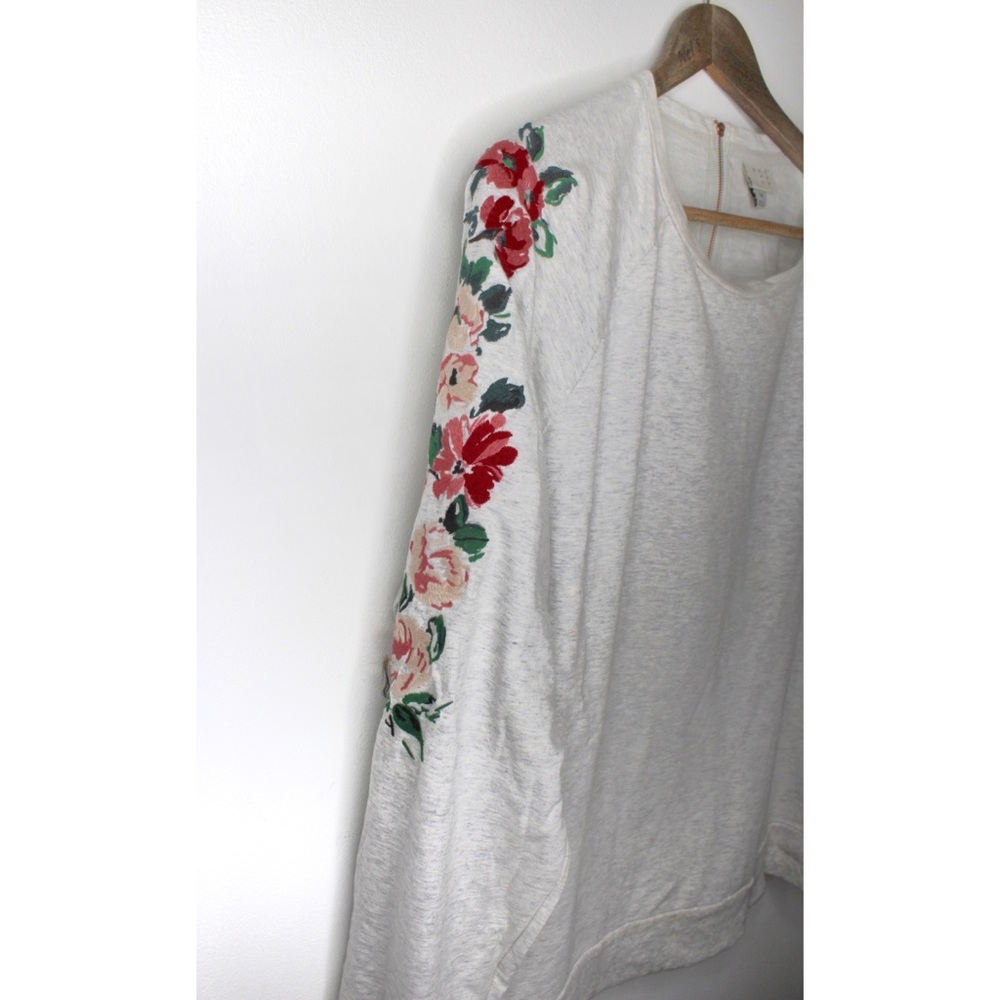 a new day Plus Long Sleeve Floral Top 2X Preowned - Picture 2 of 6